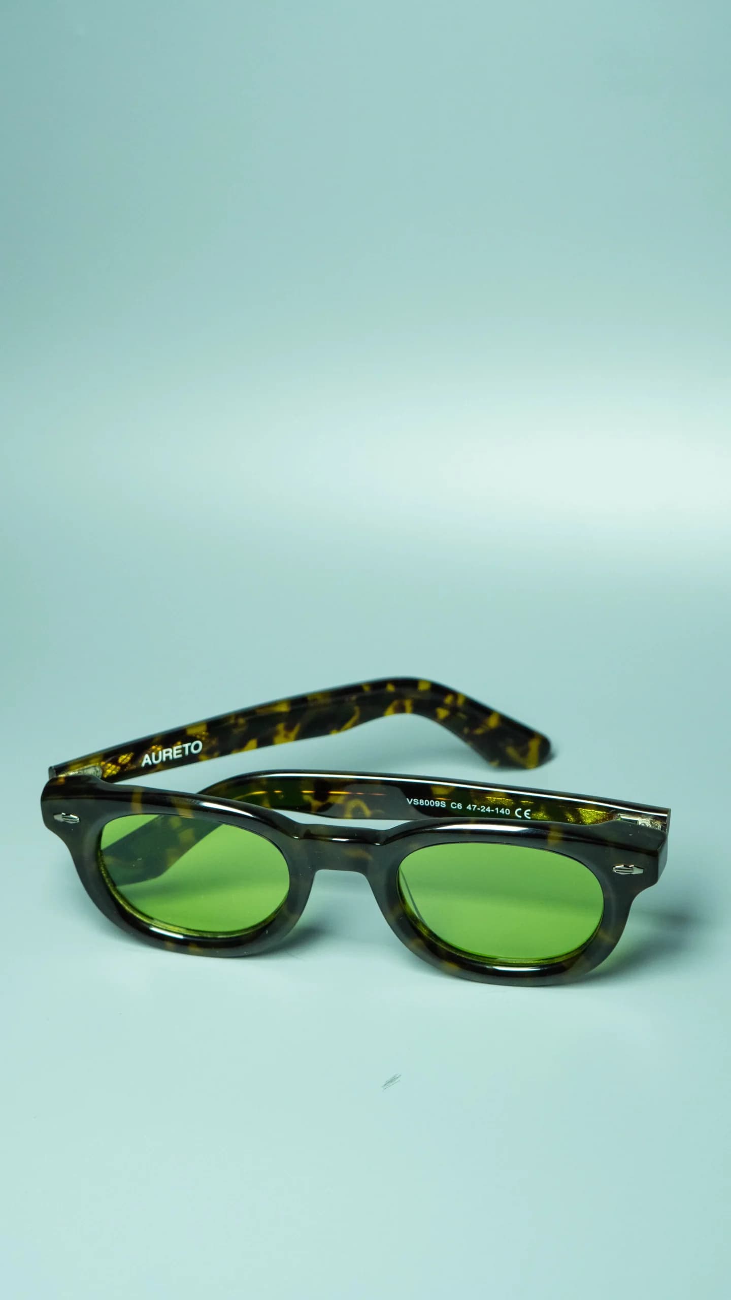 Monaco – Round Tortoise Sunglasses | Aureto view 4